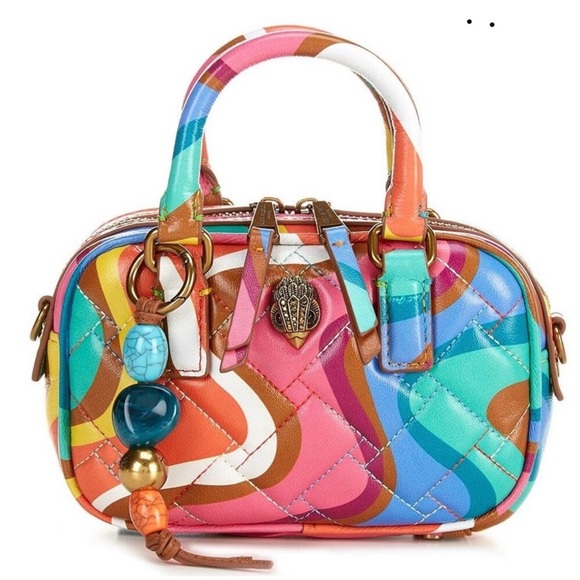Kurt Geiger Handbags - Kurt Geiger Multicolor Quilted Mini Bag with dust bag
